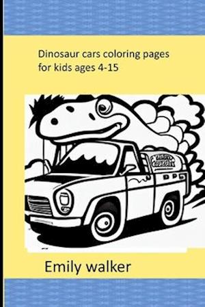 book dinosaur cars coloring pages for kids ages 4-15