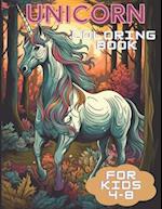 Unicorn Coloring Book : Sweet Unicorns for Coloring for Kids (For kids from 4 years) 