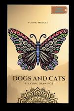 Premium Coloring books- Dogs and cats, Kids and Adults both edition