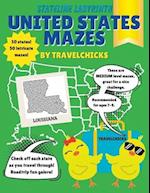 Stateline Labyrinths: United States Mazes - Medium/Ages 7-9 