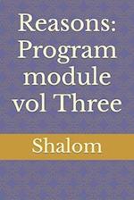 Reasons: Program module vol Three 