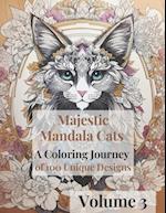 Majestic Mandala Cats: A Coloring Journey 