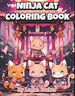 Kawaii Anime Ninja Cat Coloring Book: Anime Style Adorable Ninja Cat Coloring Book for Everyone 