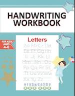 Handwriting Workbook: Handwriting Practice Paper With dotted lines writing pages large size 