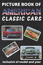 Picture Book of American Classic Cars: For Seniors with Dementia | Large Print Dementia Activity Book for Car Lovers | Present/Gift Idea for Alzheimer