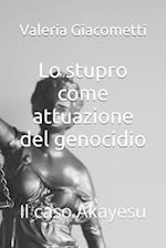 Lo stupro come attuazione del genocidio