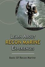 Learn About Recon Marine Experiences