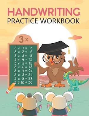 Handwriting Practice Workbook: This is a lined handwriting practice paper notebook for kids that comes with 100 Excellent Quality Pages to help them