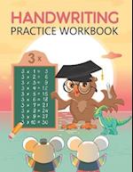 Handwriting Practice Workbook: This is a lined handwriting practice paper notebook for kids that comes with 100 Excellent Quality Pages to help them 