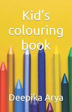 Kid's colouring book 