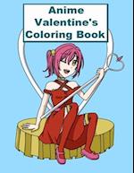 Anime Valentine's Day Coloring Book 