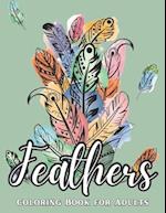 Feathers Coloring Book for Adults
