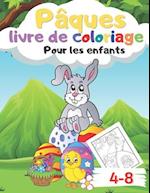 Livre de coloriage de Pâques pour les enfants de 4 à 8 ans