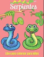 SERPIENTES Libro de colorear para niños