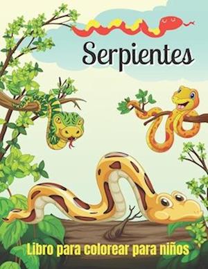 SERPIENTES Libro de colorear para niños