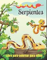 SERPIENTES Libro de colorear para niños