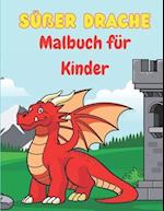 Netter Drache Malbuch für Kinder