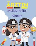 Ärztin Malbuch für Kinder