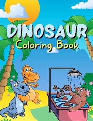 Dinosaur Coloring Book: Dinosaurs For Kids. Enjoy Hours Of Stress-Free Coloring.