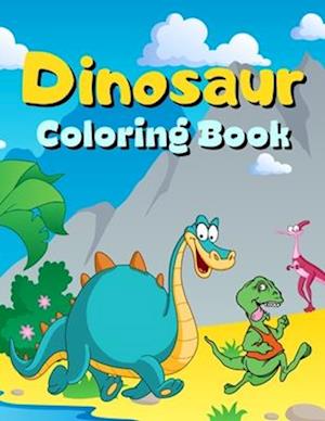 Dinosaur Coloring Book: Children's Inspirational Coloring Book With Mythical Creatures.