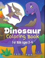 Dinosaut Coloring Book For Kids Ages 2-4: Children's Inspirational Coloring Book With Mythical Creatures. 