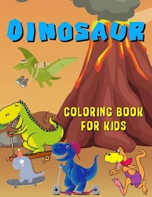 Dinosaur Coloring Book For Kids: Dinosaurs For Kids. Enjoy Hours Of Stress-Free Coloring.