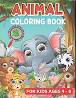 Animal Coloring Book For Kids Ages 4-8: Spy/Spot The Hidden Toad On Every Page. Fun activity For Every Child 