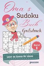 Oma's Sudoku Buch Großdruck Leicht bis Schwer Mit Lösung Band 1