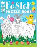 Easter puzzle book: A Fun Easter Puzzle Activity Book for Kids ,Children's Easter Gift or Present for Kids ages 4-8 