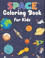 Space Coloring Book For Kids: Amazing Space Colouring Page for Children | Fun Coloring Book for Preschool and Elementary Children | Coloring book for 
