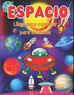 Espacio Libro para colorear para niños