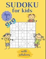Sudoku for Kids Ages 8-12 with solutions: 60 Easy Sudoku Puzzles For Kids And Beginners 9x9, With Solutions 