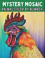 Mystery Mosaic Animal Color by number