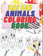 Safari Animals Coloring Book for Kids in English : zoo coloring books for kids 