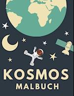 Kosmos Malbuch: Malbuch für Kinder 50 Zeichnungen Astronauten Planeten UFO Ausländer tolles Geschenk! 