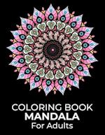 Coloring Book Mandala For Adults: Simple Mandalas Adult Coloring Books | Relaxing Mandala Coloring Page for Adults 