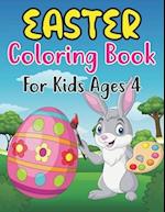 Easter Coloring Book For Kids Ages 4: Amazing Easter Coloring Book with More Than 30 Unique Designs to Color 
