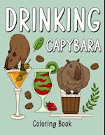 Drinking Capybara: An Adult Coloring Book with Many Coffee and Drinks Recipes, Super Cute for a Capybara Lovers 