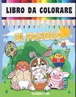 Libro Da Colorare Di Pasqua per Bambini 2-7 Anni