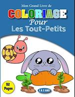 Mon Grand Livre De Coloriage Pour Les Tout-Petits: Mon premier livre de coloriage : 12 mois et plus - Cahier de coloriage à bords épais pour béb 