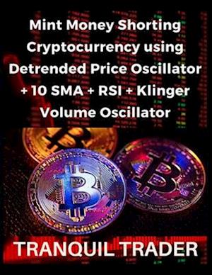 Mint Money Shorting Cryptocurrency using Detrended Price Oscillator + 10 SMA + RSI + Klinger Volume Oscillator