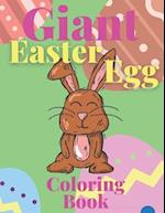 Giant Easter Egg Coloring Book: for Kids, easter egg design, great gift for easter 
