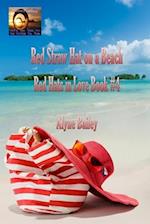 Red Straw Hat on a Beach: Red Hats in Love Book #4 