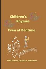 Children's Rhymes Even at Bedtime 