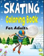SKATING Coloring Book Adults