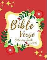 Bible verse coloring book for aults: A beautiful coloring meditation book with well decorated pages 