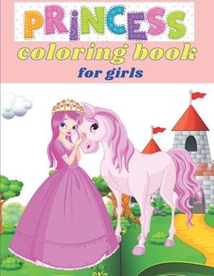 princess coloring book for girls: princess Coloring Book for Boys and Girls for kids.