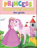 princess coloring book for girls: princess Coloring Book for Boys and Girls for kids. 