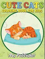 Cute Cats Coloring Book for Kids