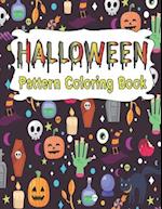 Halloween pattern coloring book